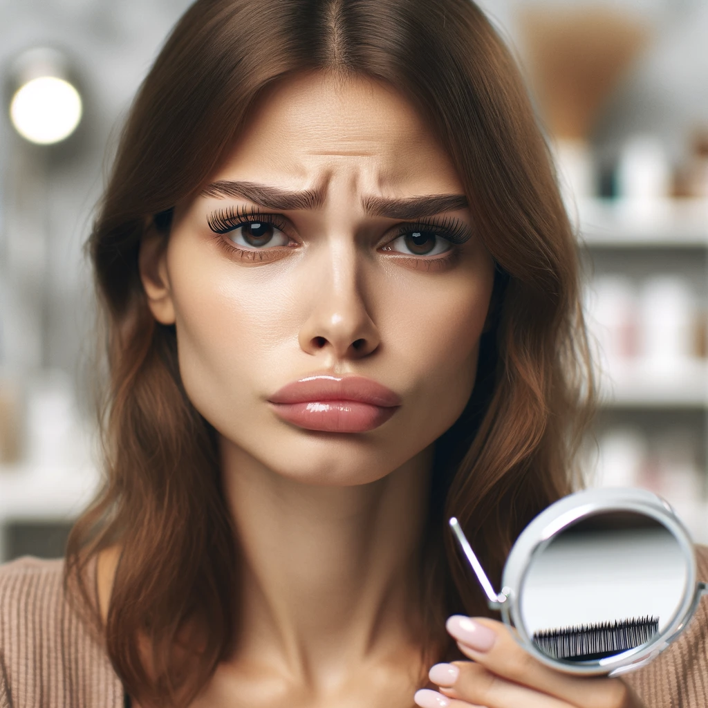Le rehaussement de cils n'a pas fonctionné