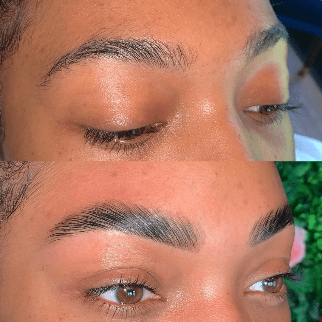 alt
lamination des sourcils avant et après