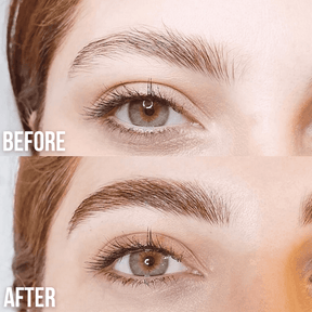sérum luxe pour cils et sourcils avant et après