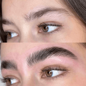 kit de lamination des sourcils de luxe avant et après
