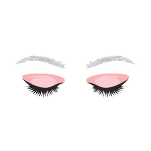 illustration des cils et des sourcils