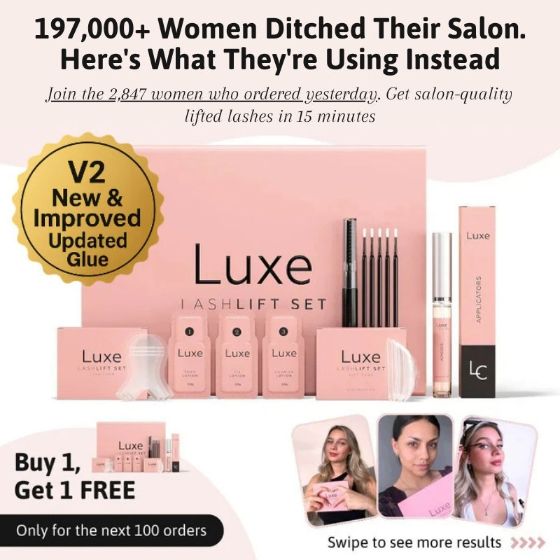 Kit Rehaussement de Cils Luxe (1 ACHETÉ = 1 OFFERT)