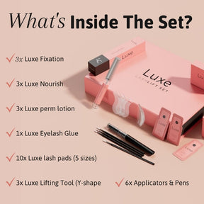 Kit Rehaussement de Cils Luxe (1 ACHETÉ = 1 OFFERT)