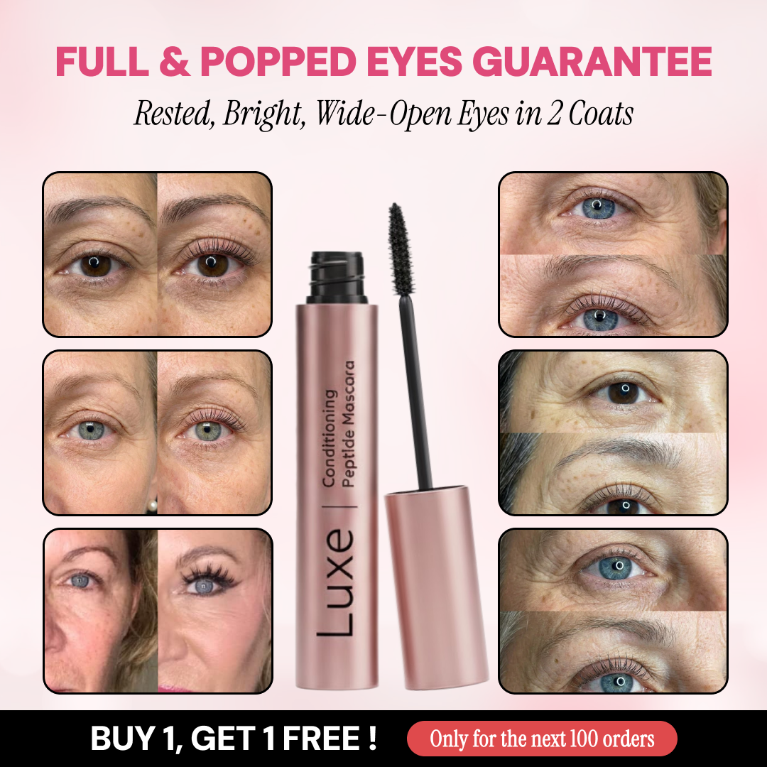 Mascara Soin Waterproof aux Peptides Luxe