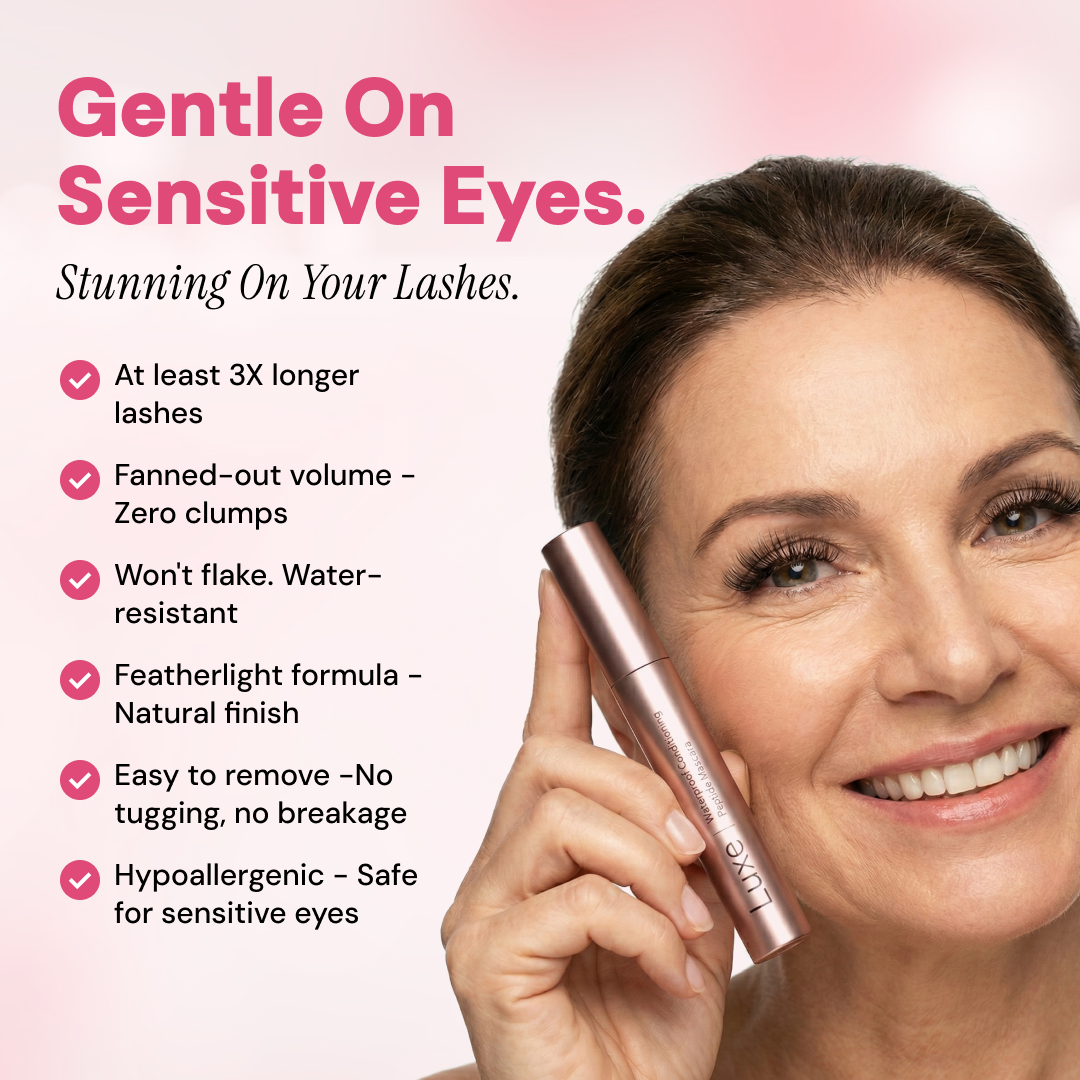 Mascara Soin Waterproof aux Peptides Luxe