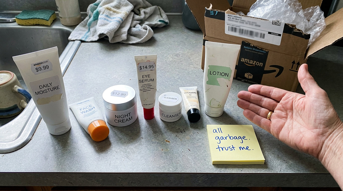 Image de la section d'avertissement Amazon : ajoutez votre image dans l'éditeur de thème