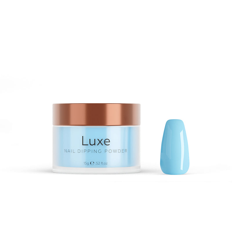 poudre de trempage pour ongles bleu ciel