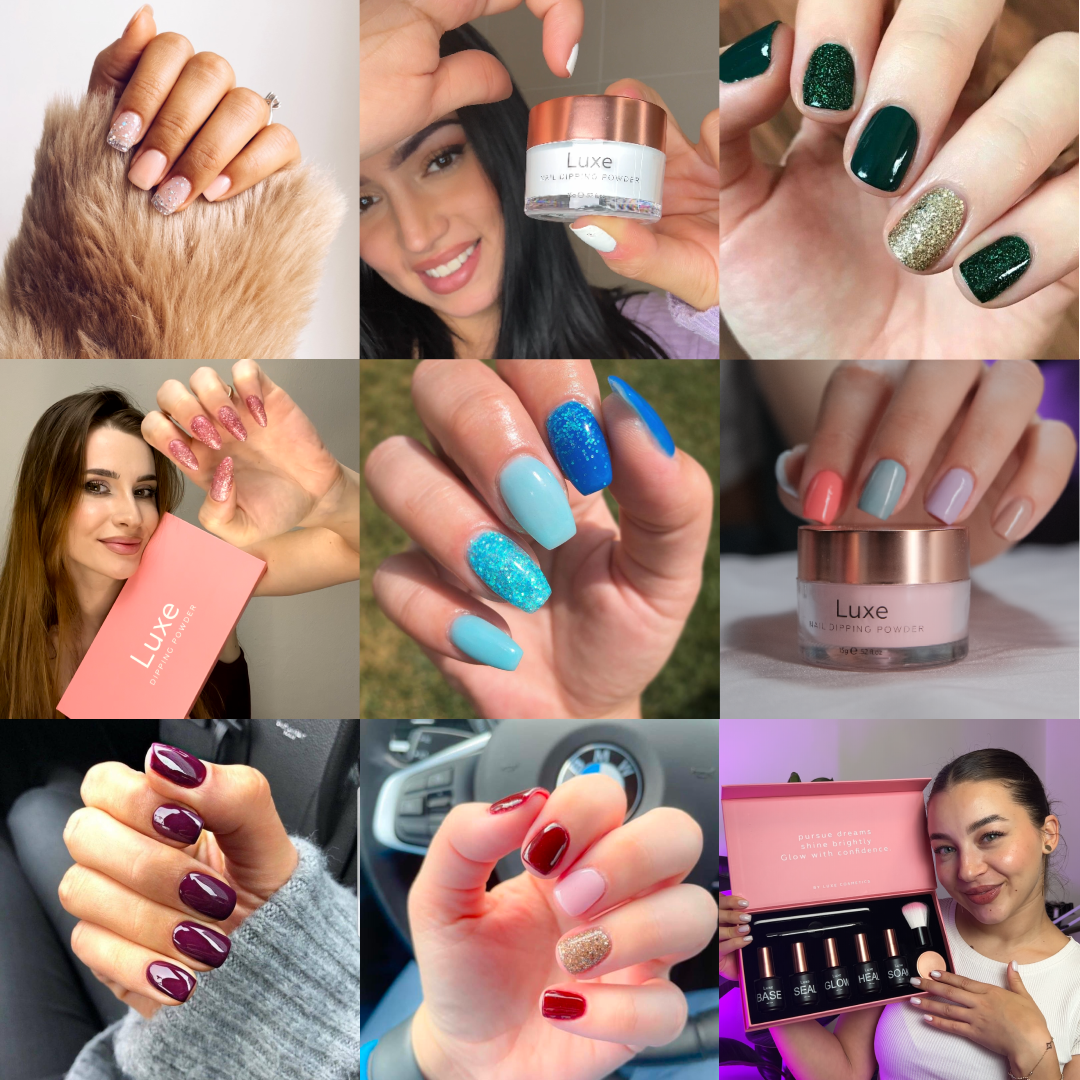 alt
collage des résultats du kit de manucure en poudre à tremper luxe