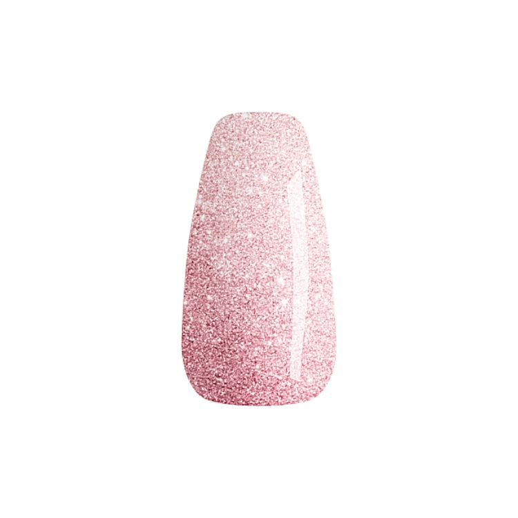 Poudre à tremper pour ongles rose scintillante